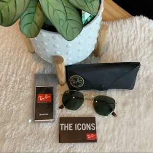 Brand New Authentic hexagonal Ray-Ban Sunglasses